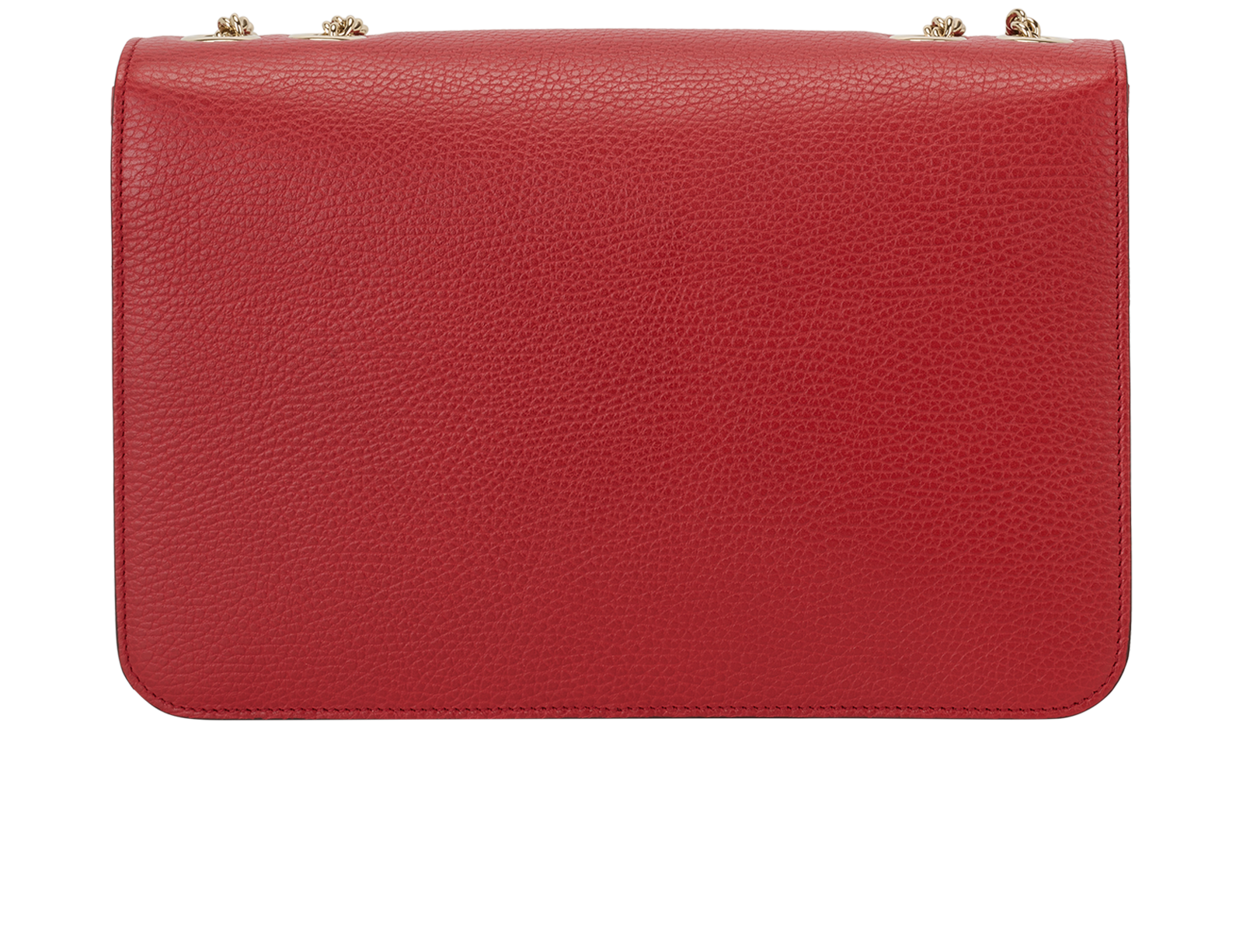 Interlocking GG Shoulder, &pound;650, Handbags, Red, Leather, Back view